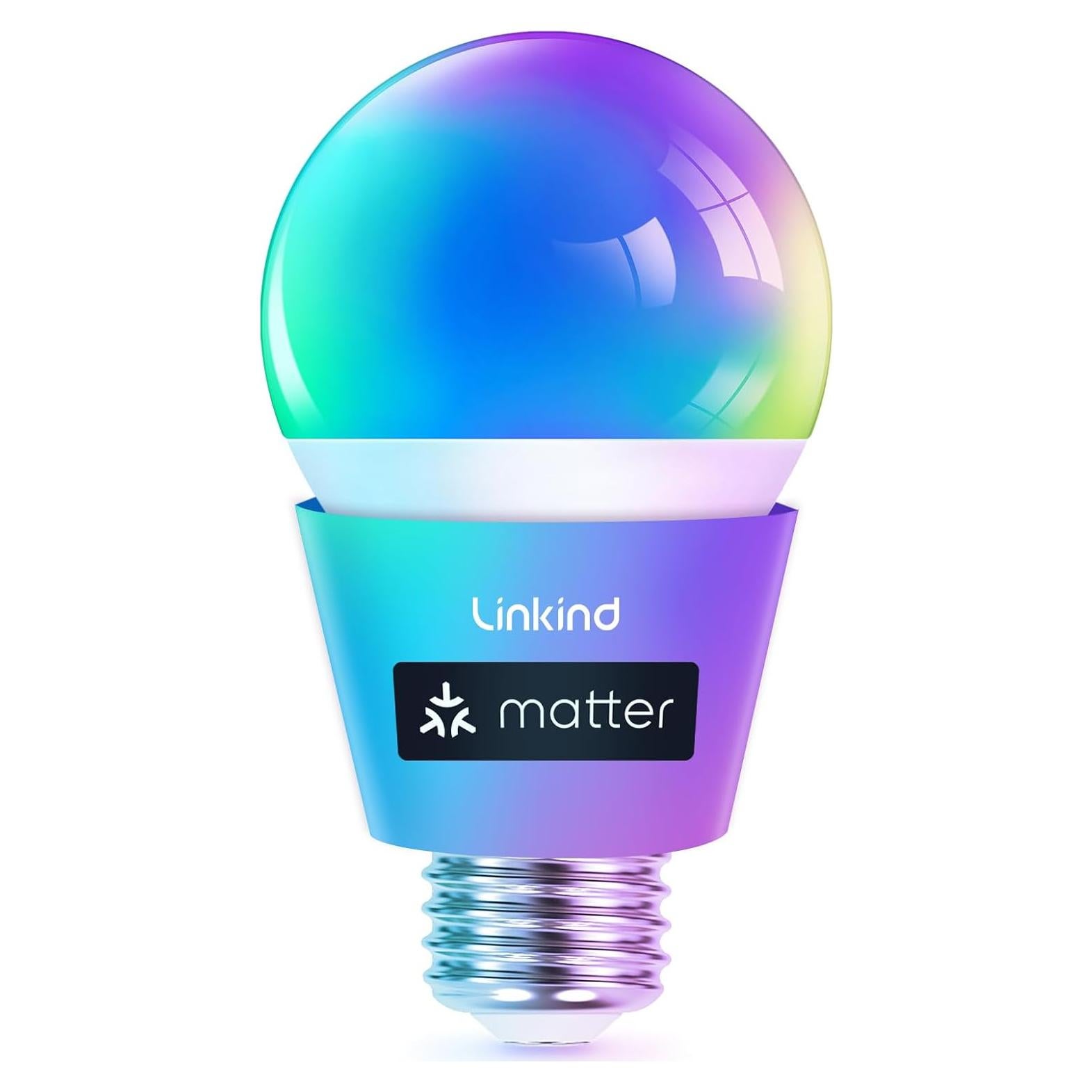 Bombilla Inteligente Linkind Matter A19 E26 9W Control Voz