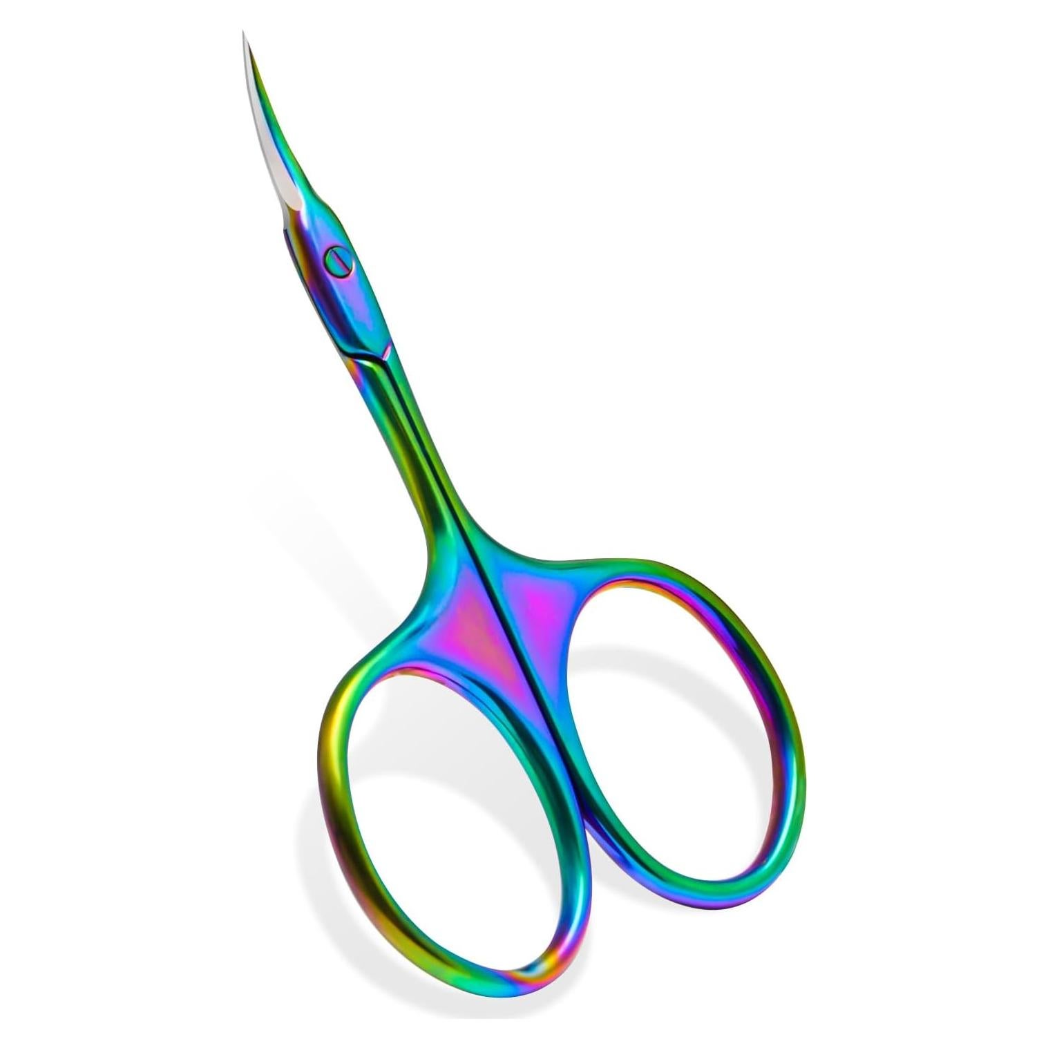 Tijeras de Manicura CGBE Curvadas para Cejas y Uñas