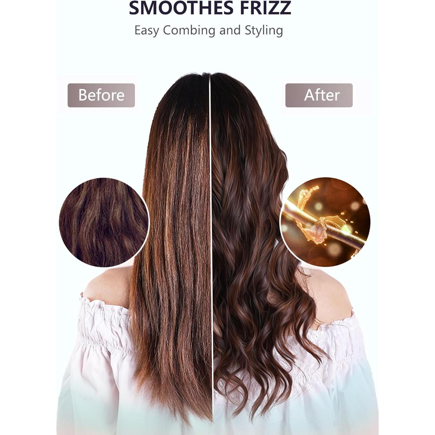 Cepillo Definidor de Rizos Sintario - Beige, 29cm x 7.5cm