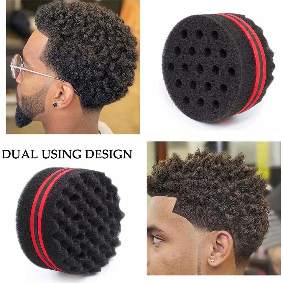 Esponja para Cabello Afro ORIY 2 Piezas Diseño Dual