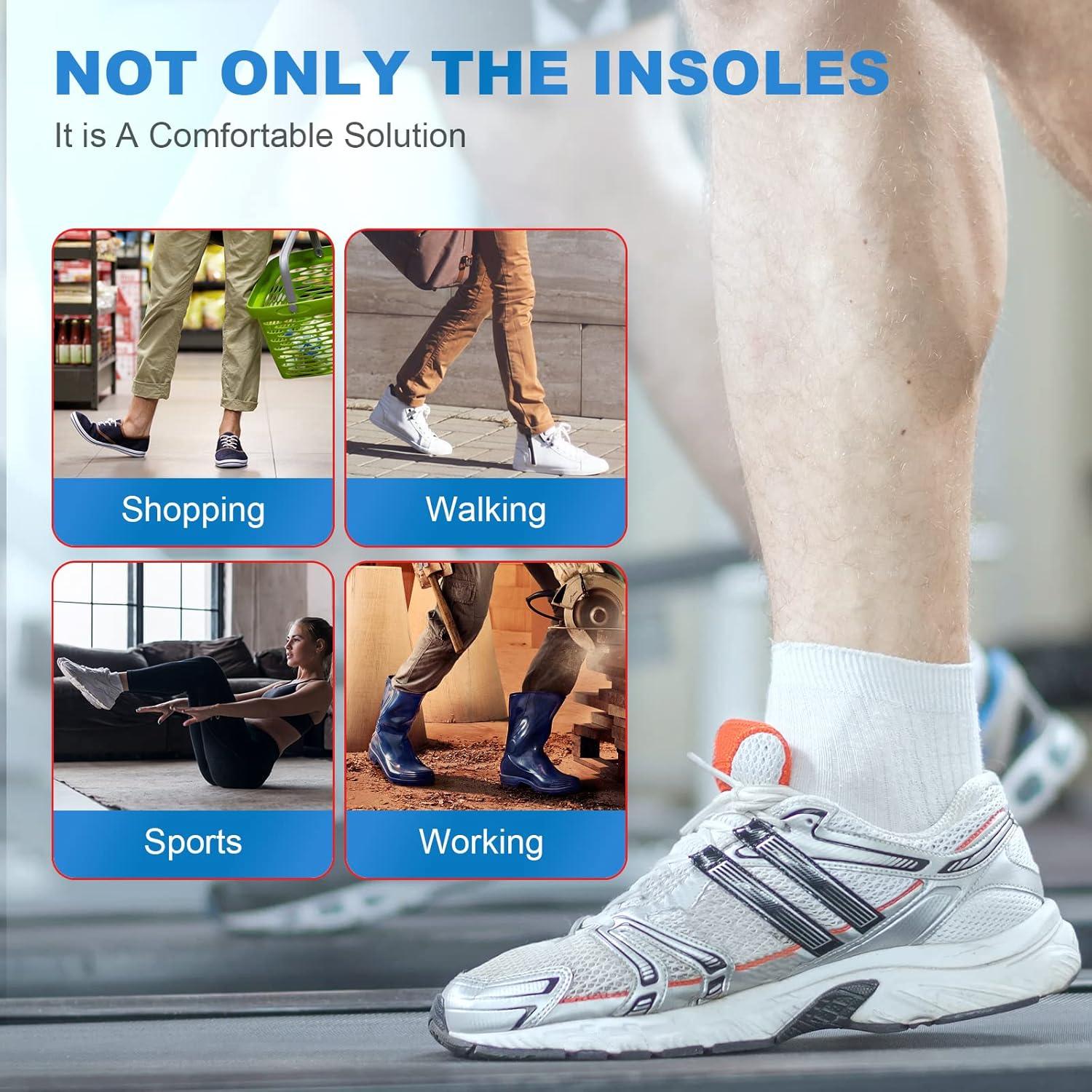 Plantillas ortopédicas HapJump para fascitis plantar - Soporte arco - XS