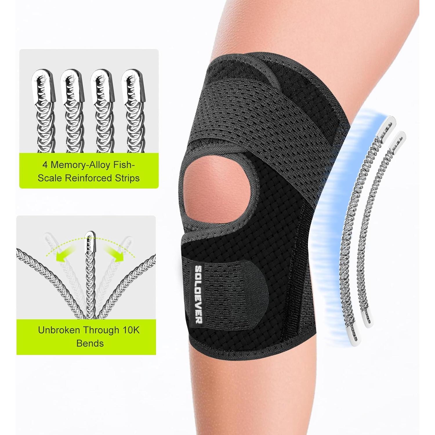 Férula de Rodilla Ajustable SOLOEVER para Alivio de Dolor - Pequeño