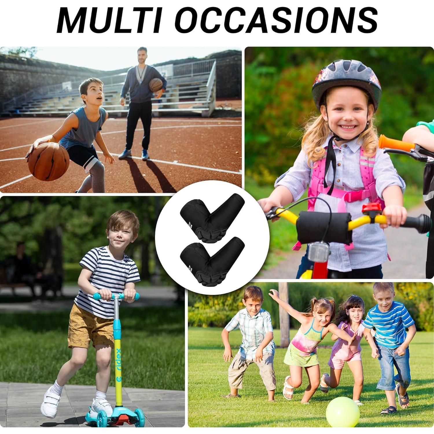 Coderas y Rodilleras YEEKORO para Niños - Soporte de Compresión