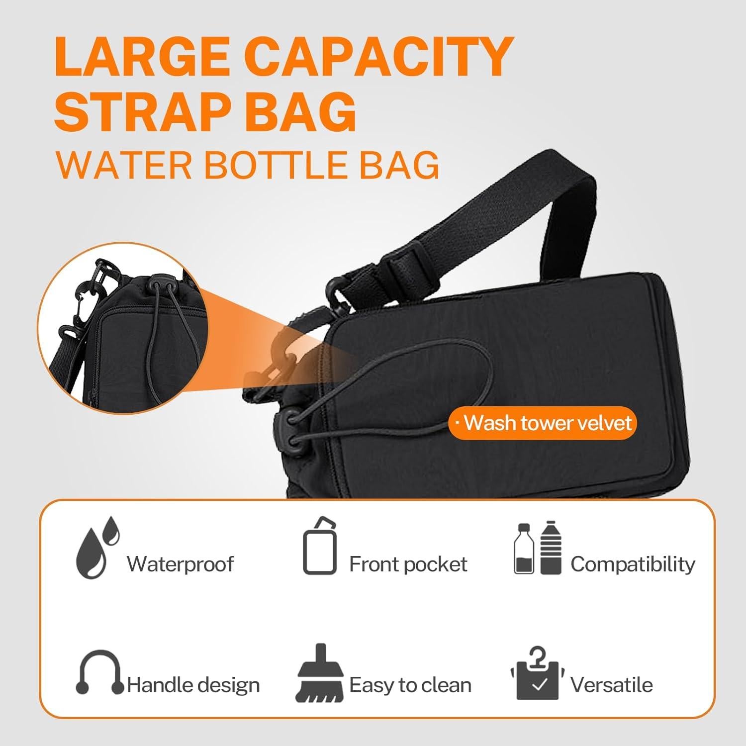 Soporte para Botellas de Agua RELITRK Shb-002 Negro 0.95-1.18L