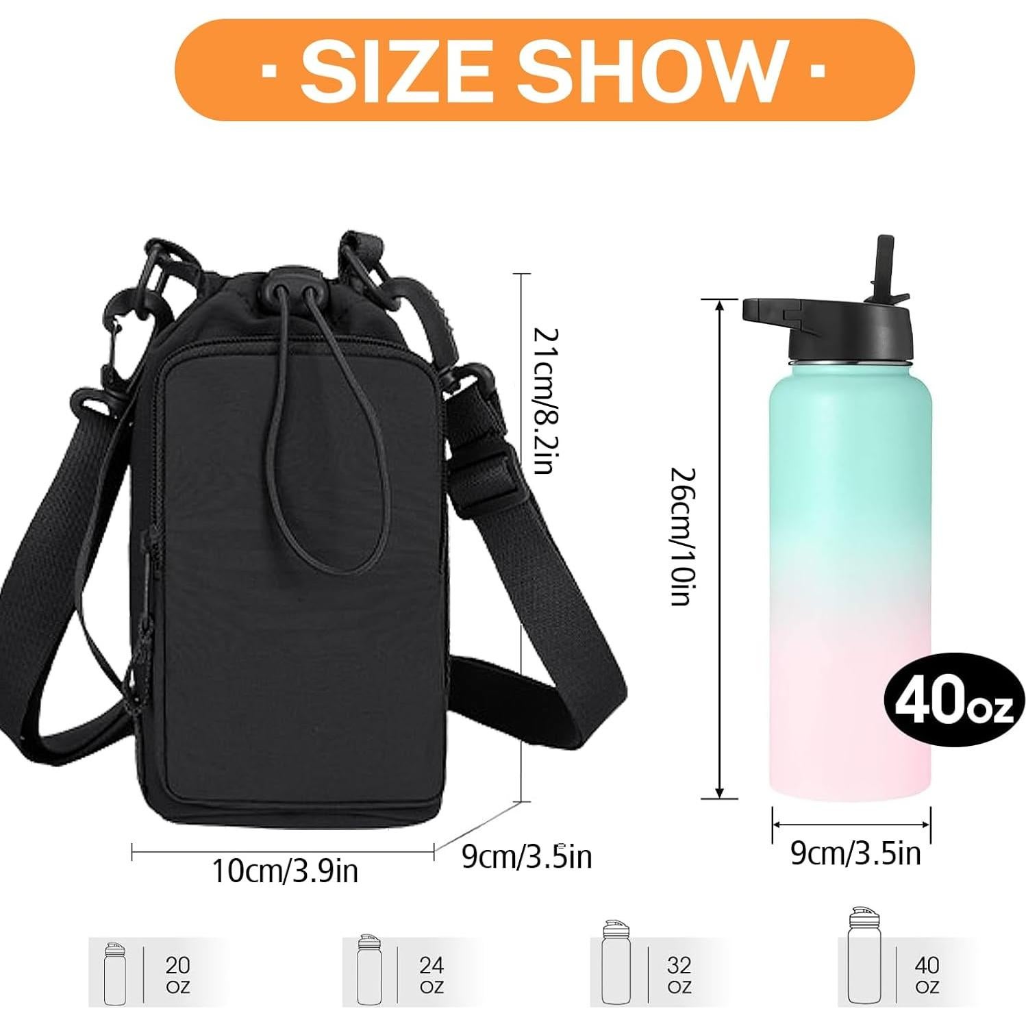 Soporte para Botellas de Agua RELITRK Shb-002 Negro 0.95-1.18L