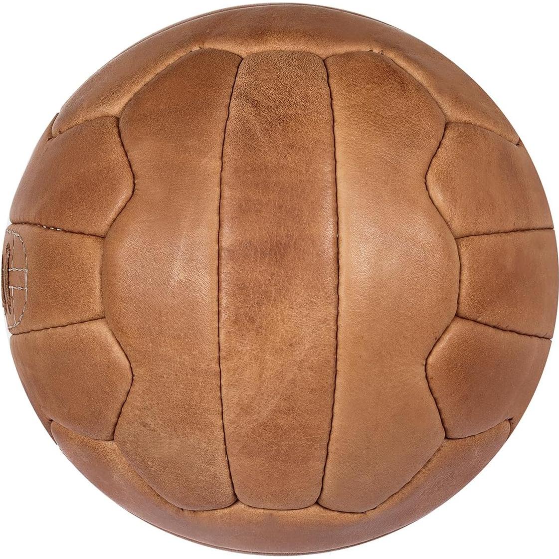 Pelota de Fútbol Retro FNine Sports 100% Cuero Hecha a Mano