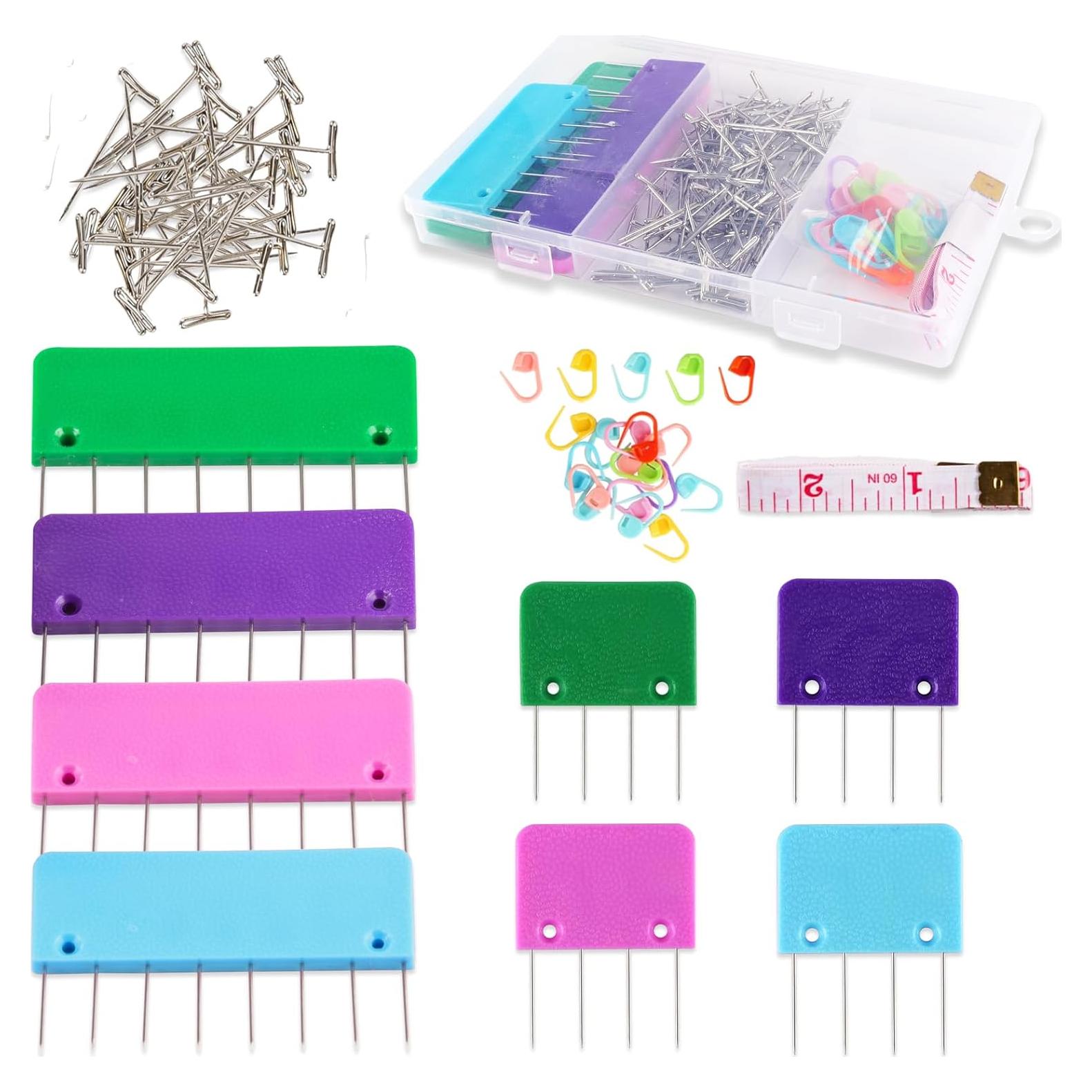 Kit de Bloqueo de Ganchillo Svartur con 8 Peines y 100 Pines