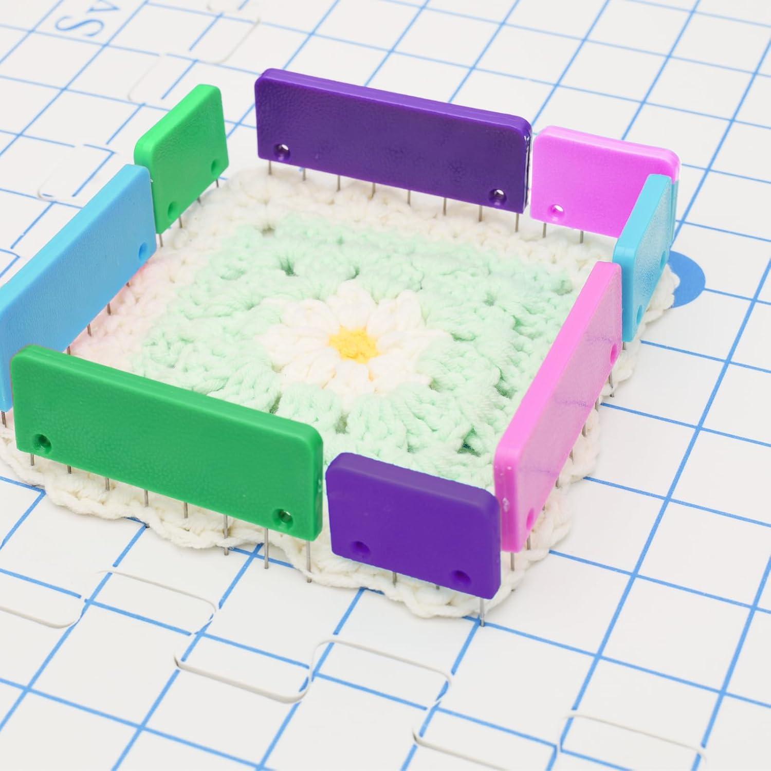 Kit de Bloqueo de Ganchillo Svartur con 8 Peines y 100 Pines