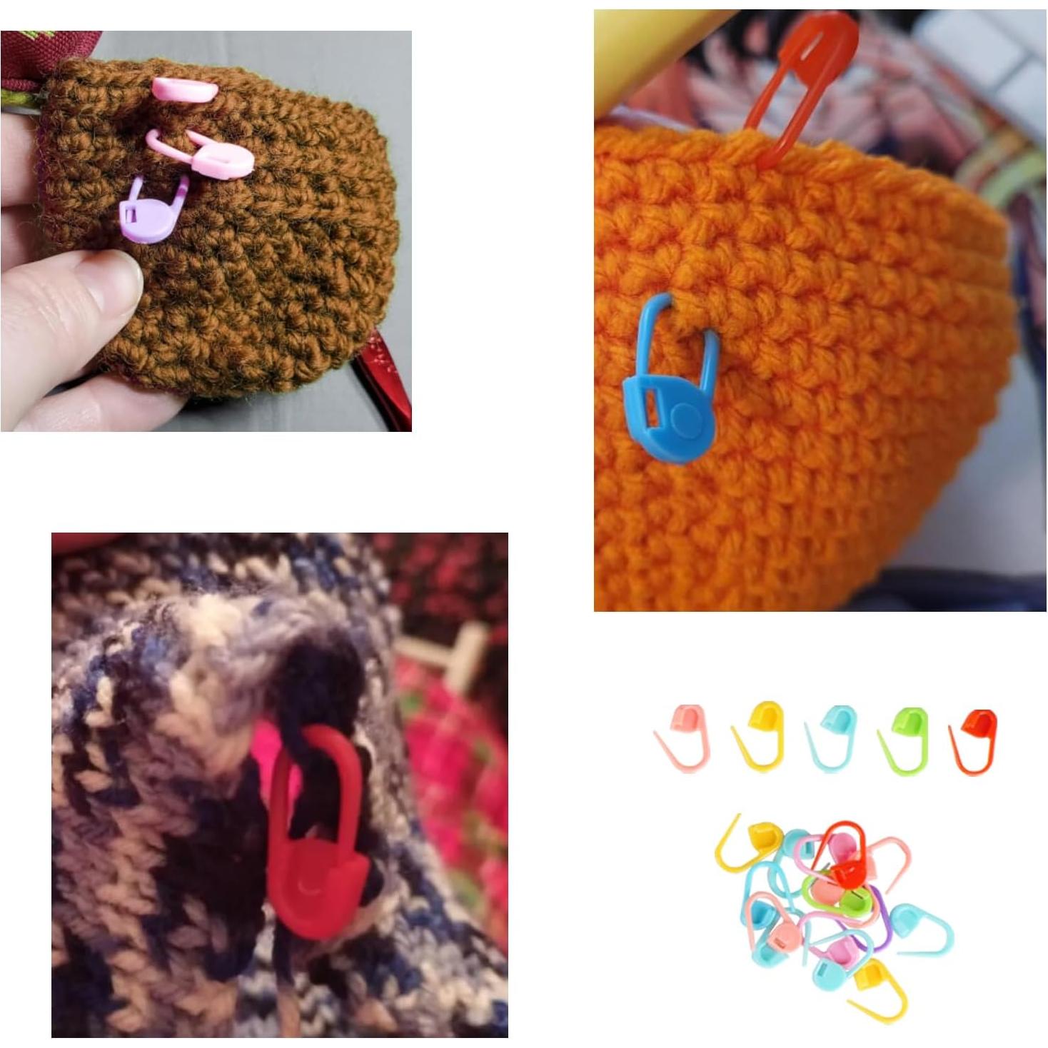 Kit de Bloqueo de Ganchillo Svartur con 8 Peines y 100 Pines