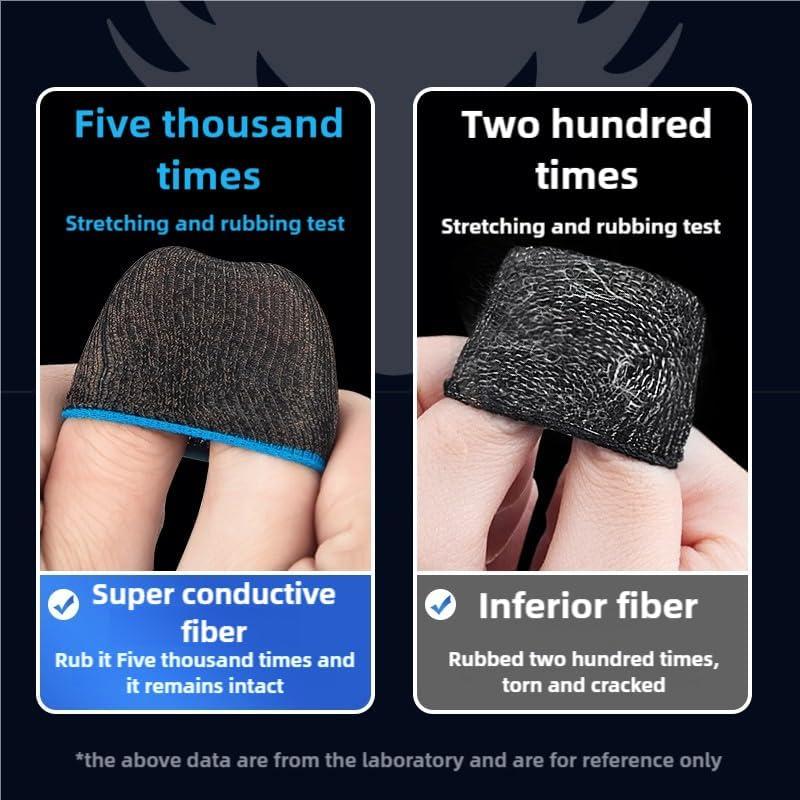 Mangas para Dedos de Juego ZhiCom - 8 Piezas, Antitranspirantes