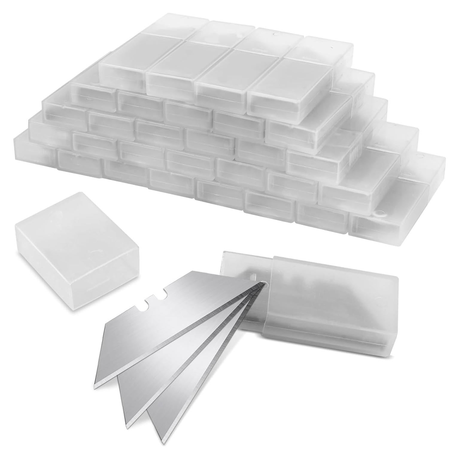 Cuchillas de Utilidad Romeda 100 Pcs Acero SK5 Afiladas