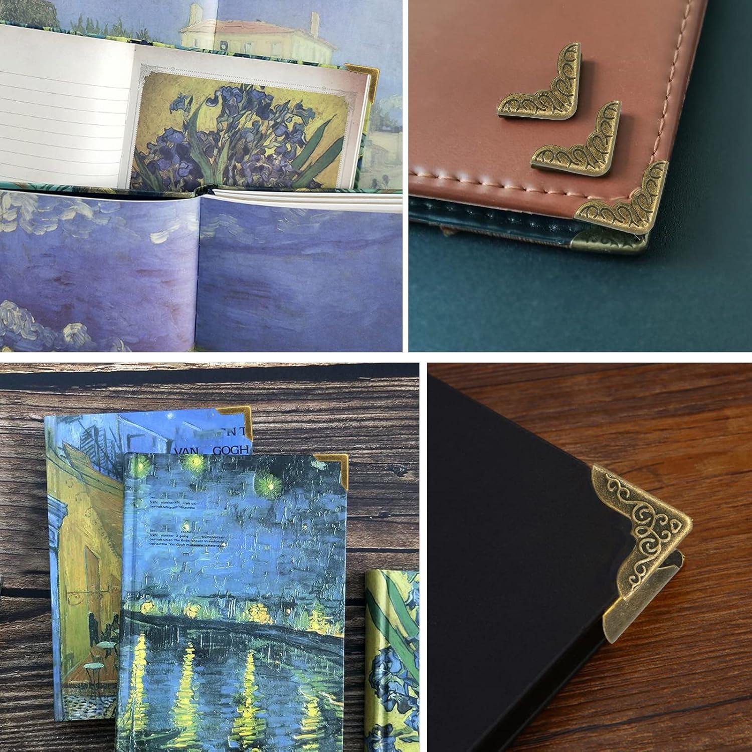 96 Protectores de Esquinas de Metal Vintage Aynaxcol