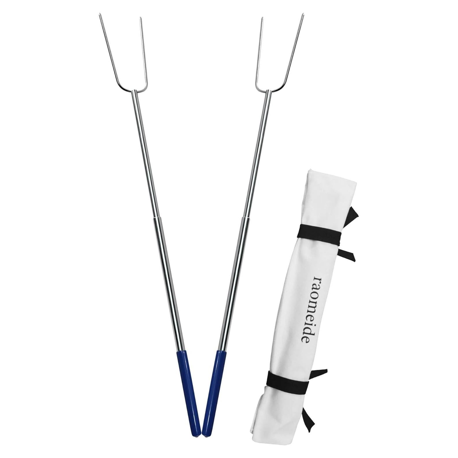 Palos de Asar Hot Dog RAOMEIDE 81.28 cm Acero Inoxidable (2 Pzs)