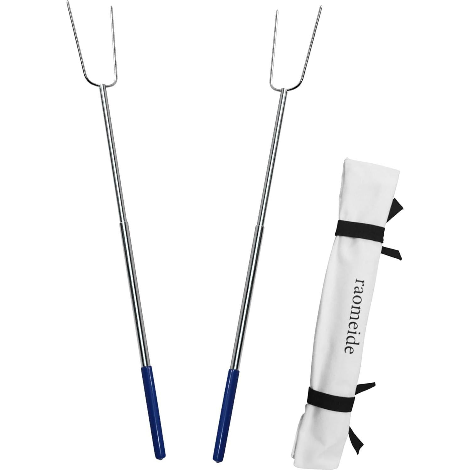 Palos de Asar Hot Dog RAOMEIDE 81.28 cm Acero Inoxidable (2 Pzs)