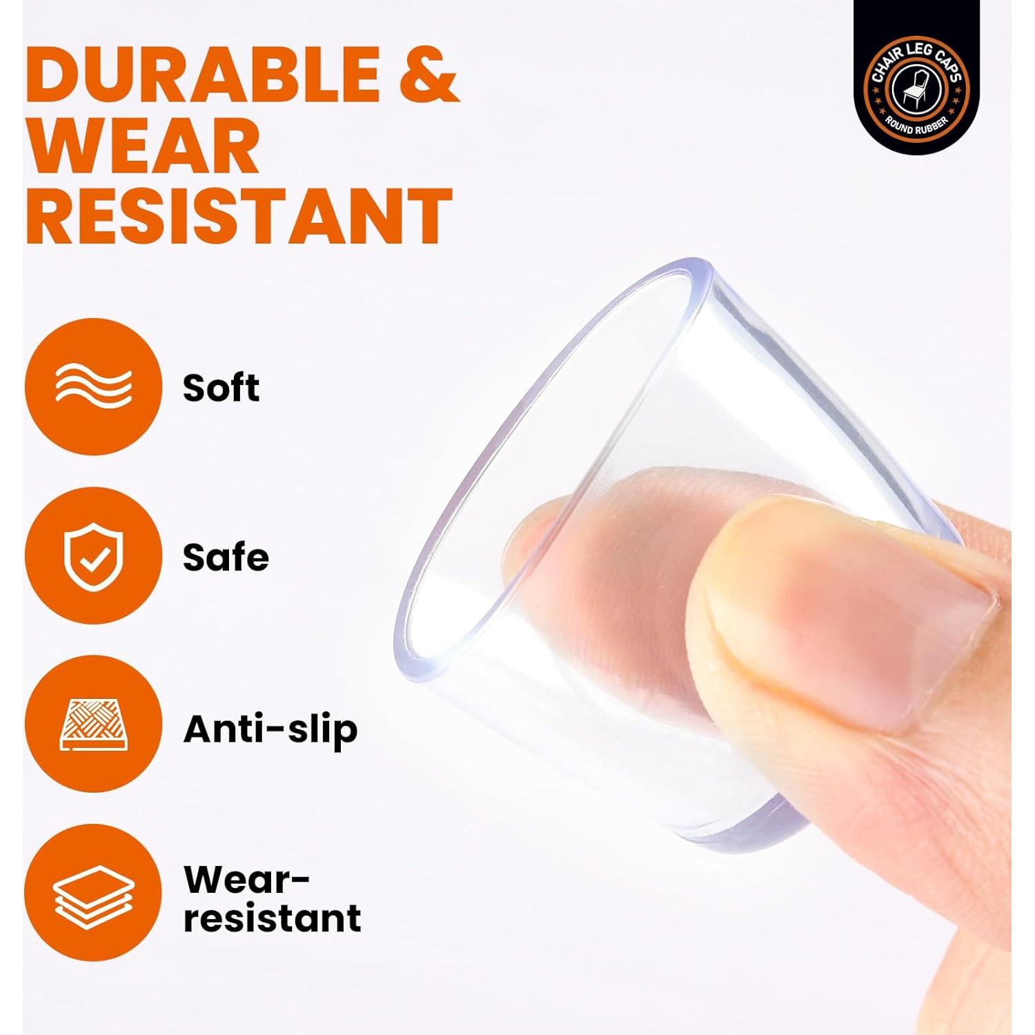 Tapones de Pierna de Silla de Goma HNYYZL 8PCS Antideslizantes