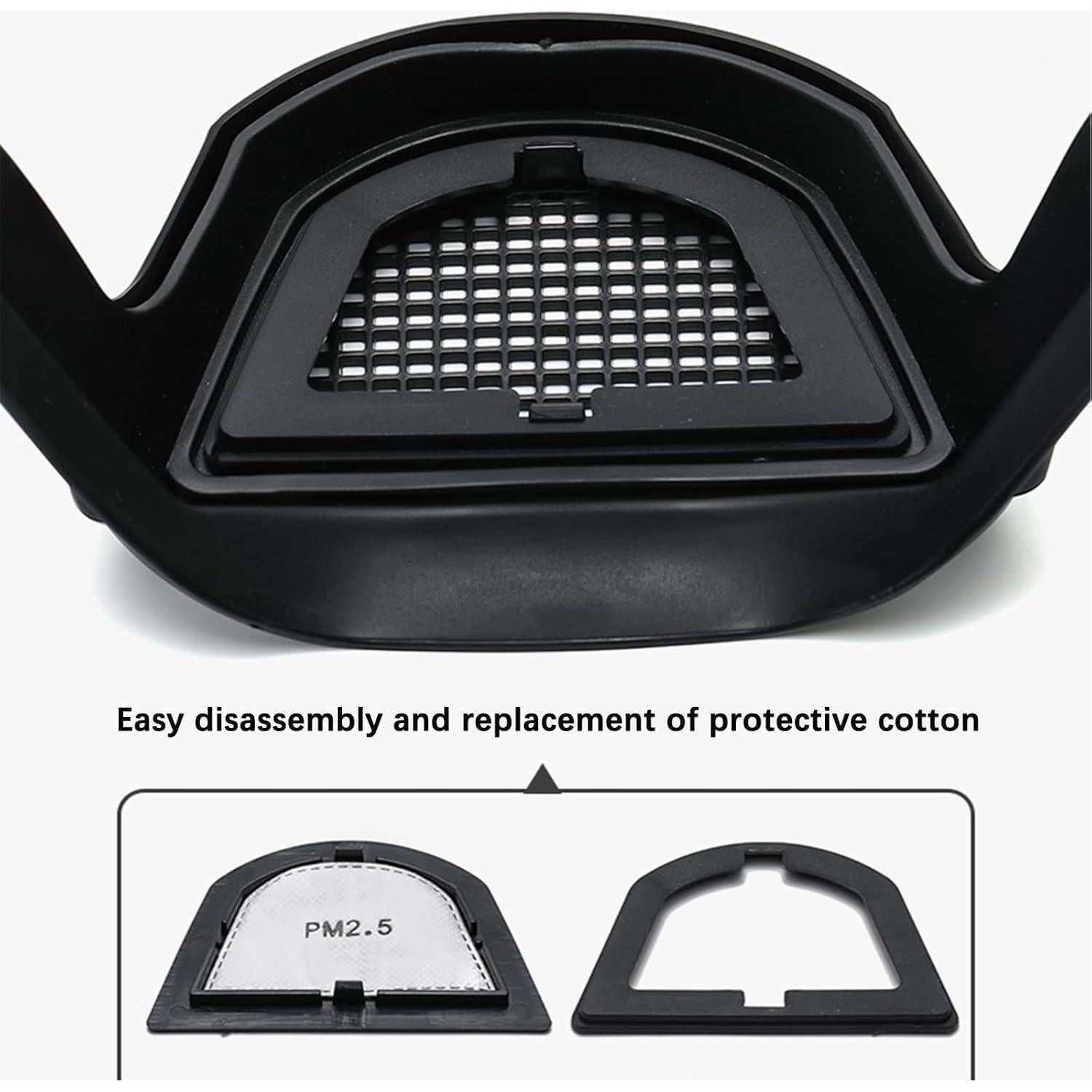 Escudo Facial Antivaho Banxian con 20 Filtros PM para Adultos