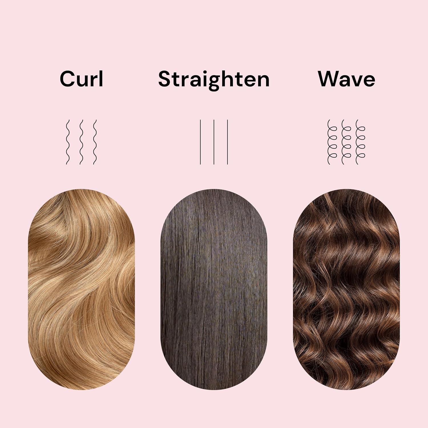 L'ANGE HAIR Le Duo Grande 360° Styler 2-en-1 Titanio Negro