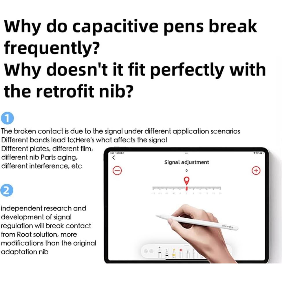 Lápiz Stylus para iPad MACYWELL Carga Rápida Rechazo de Palma