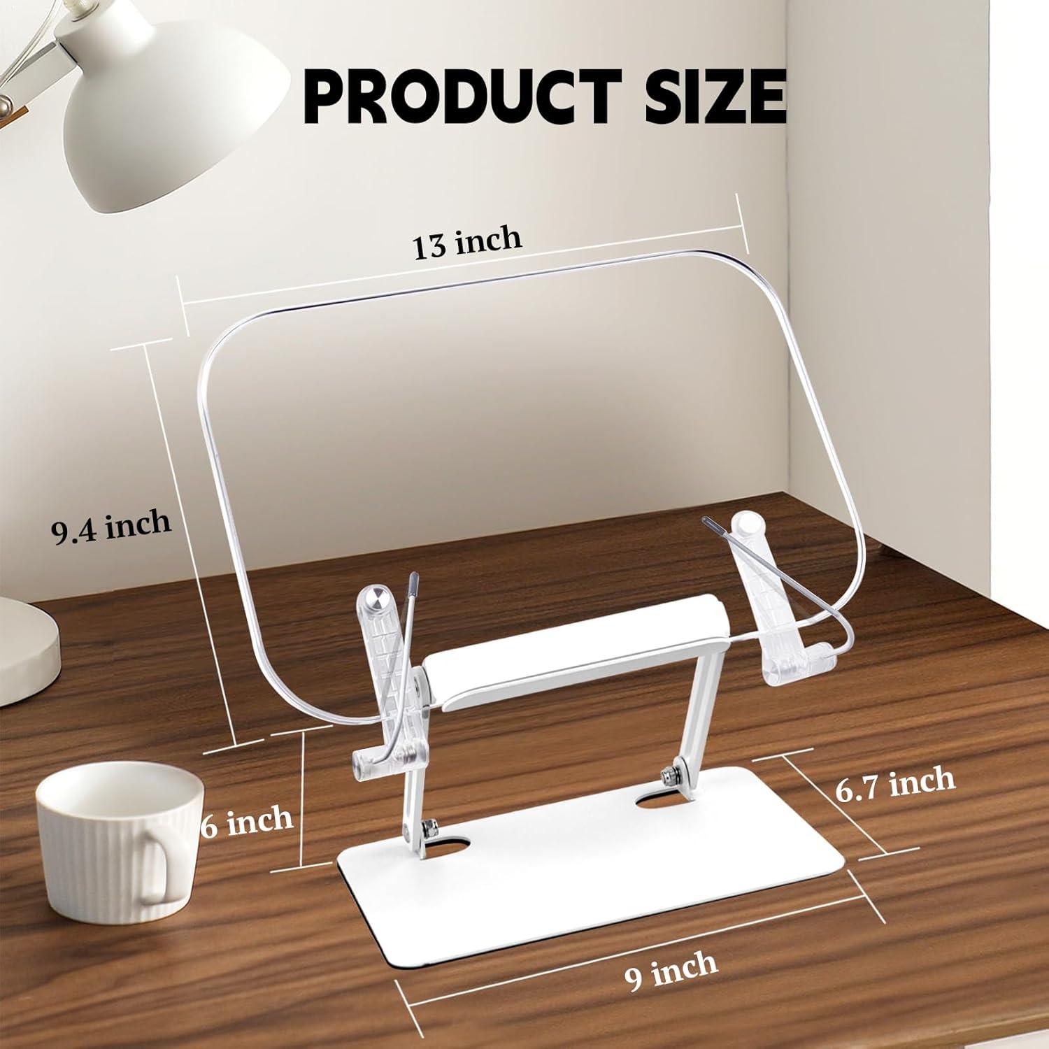 Soporte de Libro Acrílico VECOFO - Versátil y Elegante 33cm