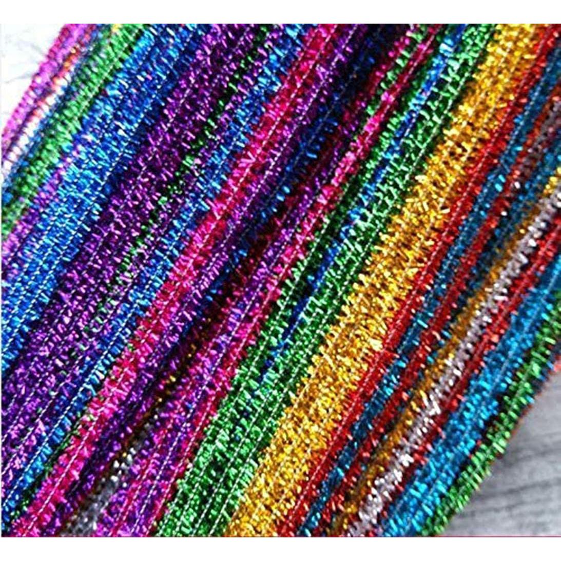 100 Limpiadores de Tubos Chenille Tppyony 30 cm 10 Colores