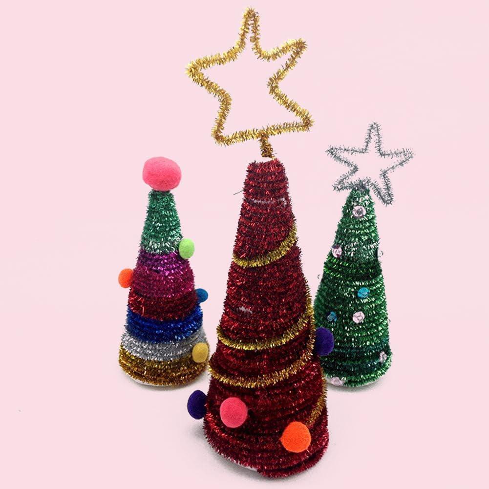 100 Limpiadores de Tubos Chenille Tppyony 30 cm 10 Colores