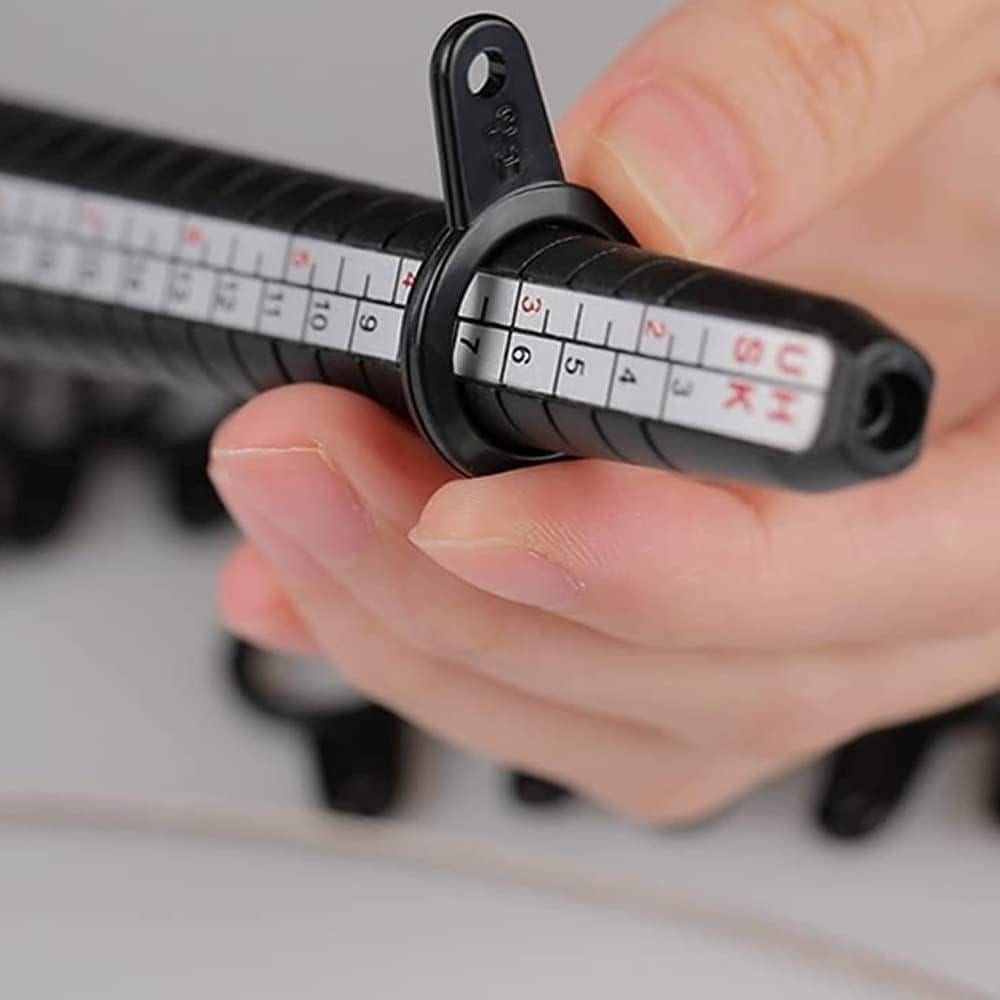 MMOBIEL Medidor de Tamaño de Anillo 27 Pcs US 1-15 EU A-Z