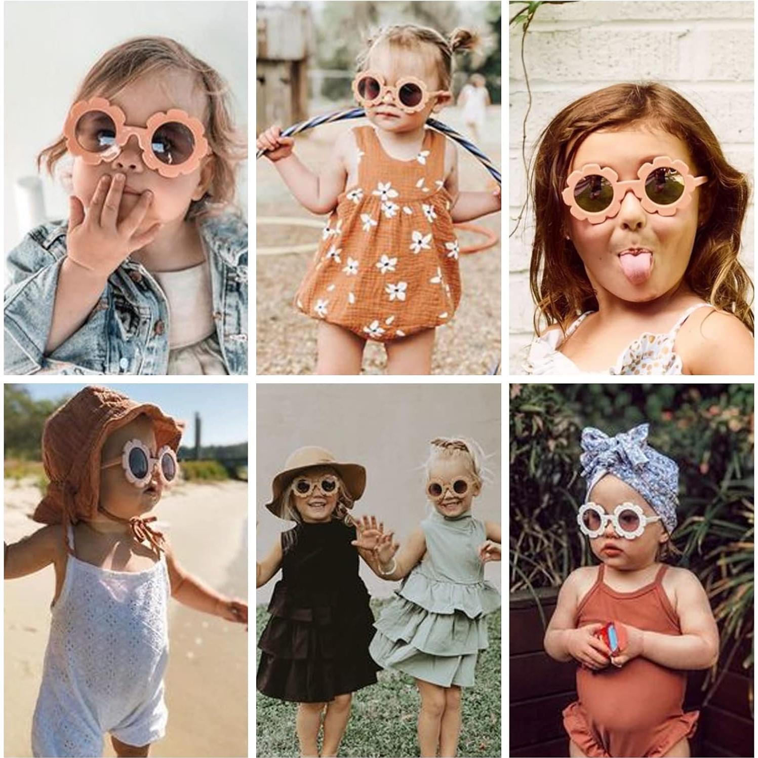 Gafas de Sol Redondas para Niños UV400 - 3 Colores