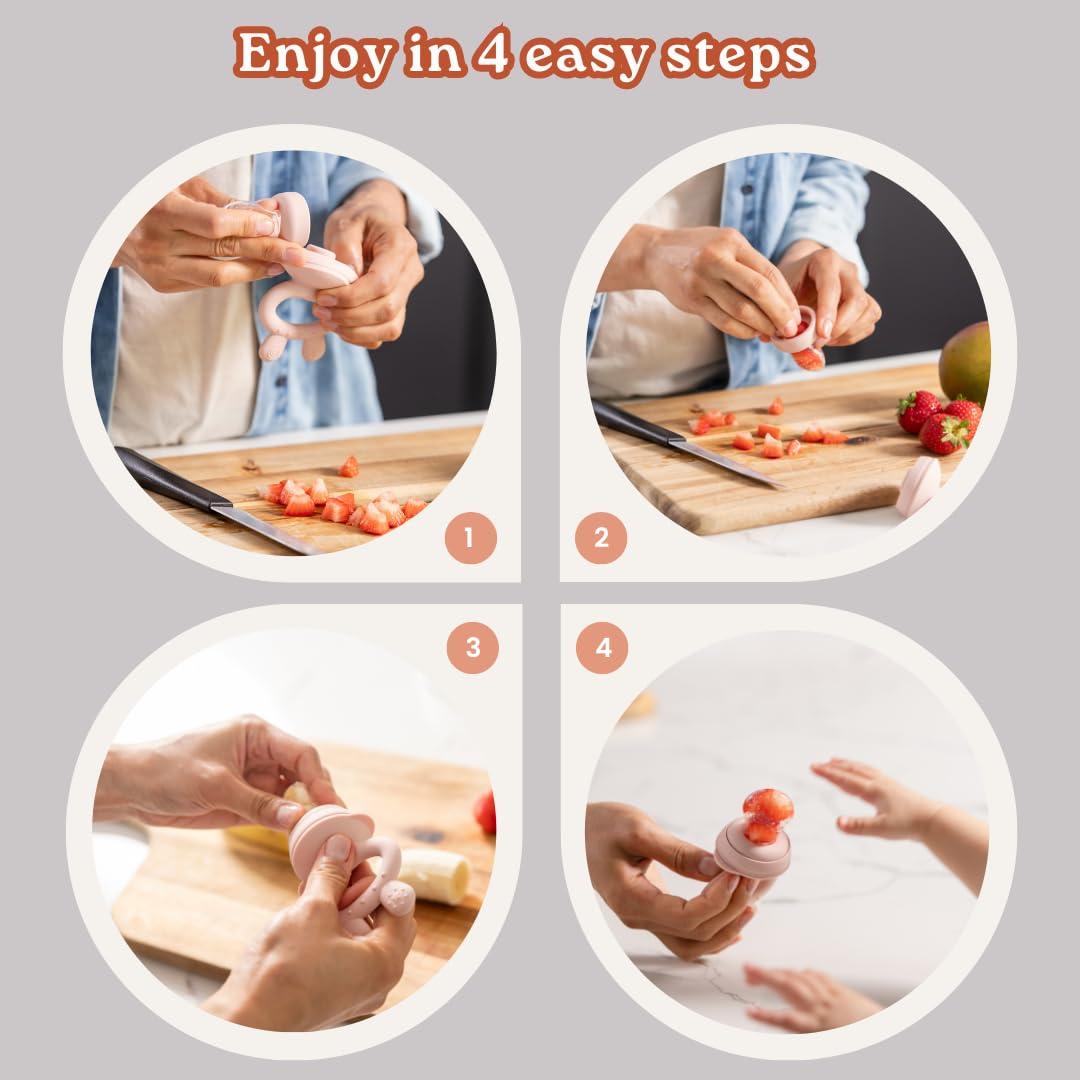 Combo Mini Haakaa Freeze-N-Feed con Alimentador y Bandeja Silicona