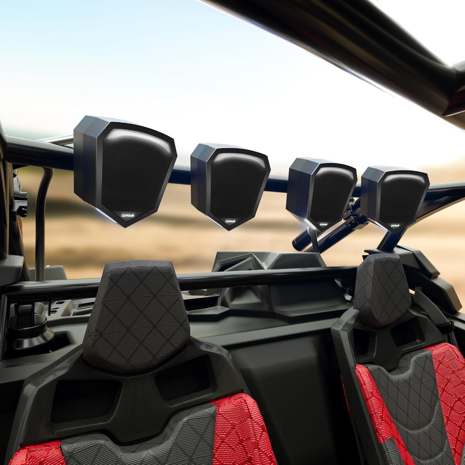 Sistema de Audio GoHawk ATN5-Q 4 Altavoces Bluetooth 1000W