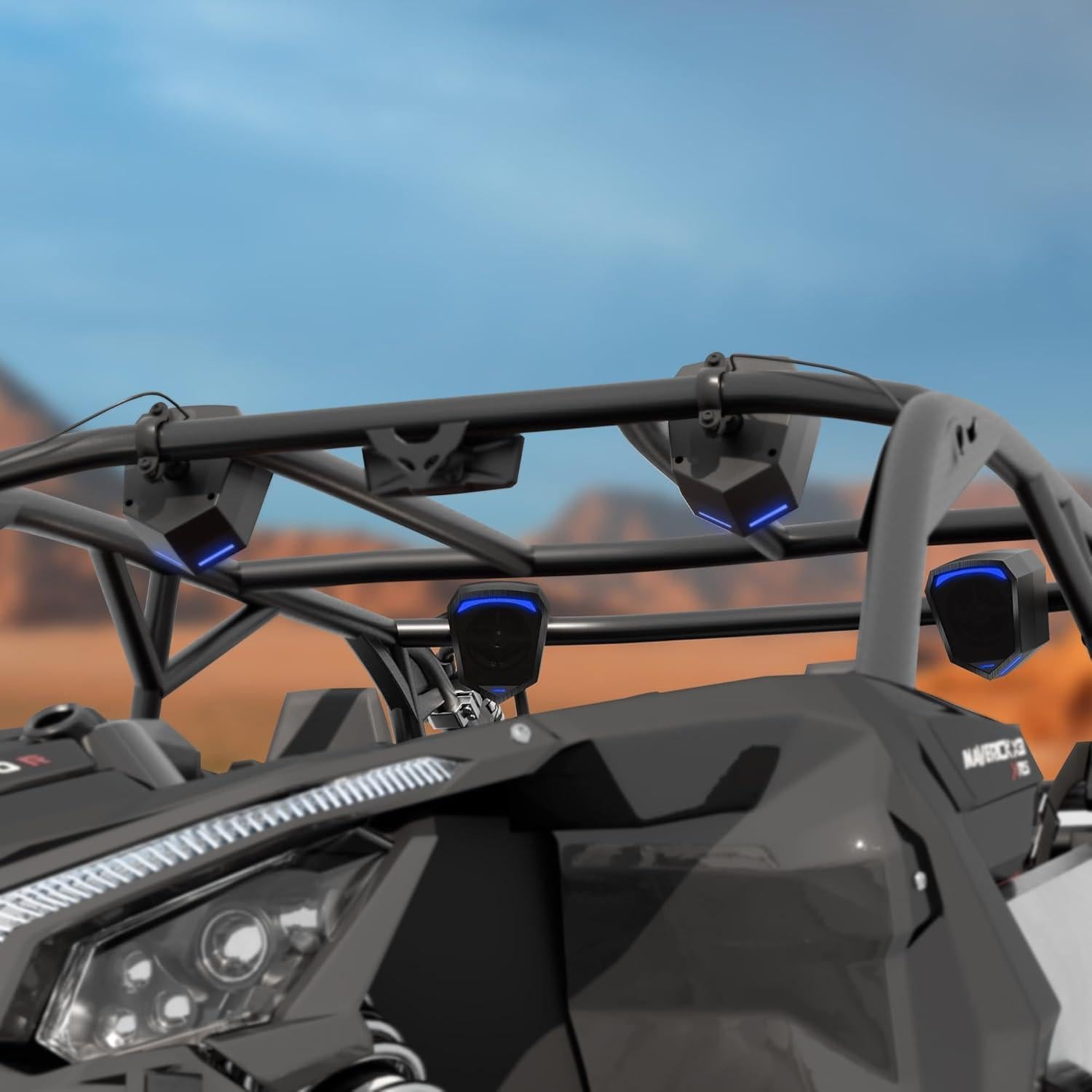 Sistema de Audio GoHawk ATN5-Q 4 Altavoces Bluetooth 1000W