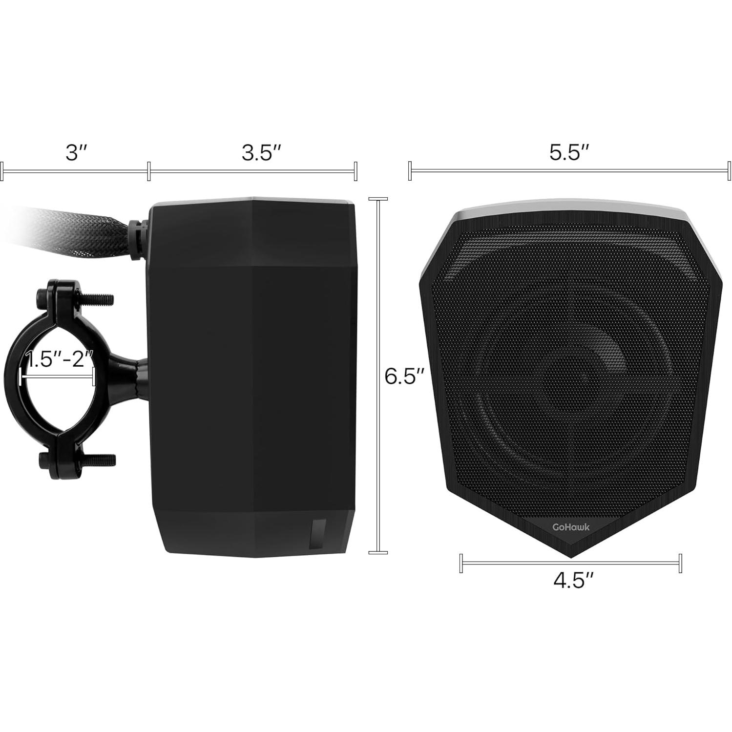 Sistema de Audio GoHawk ATN5-Q 4 Altavoces Bluetooth 1000W