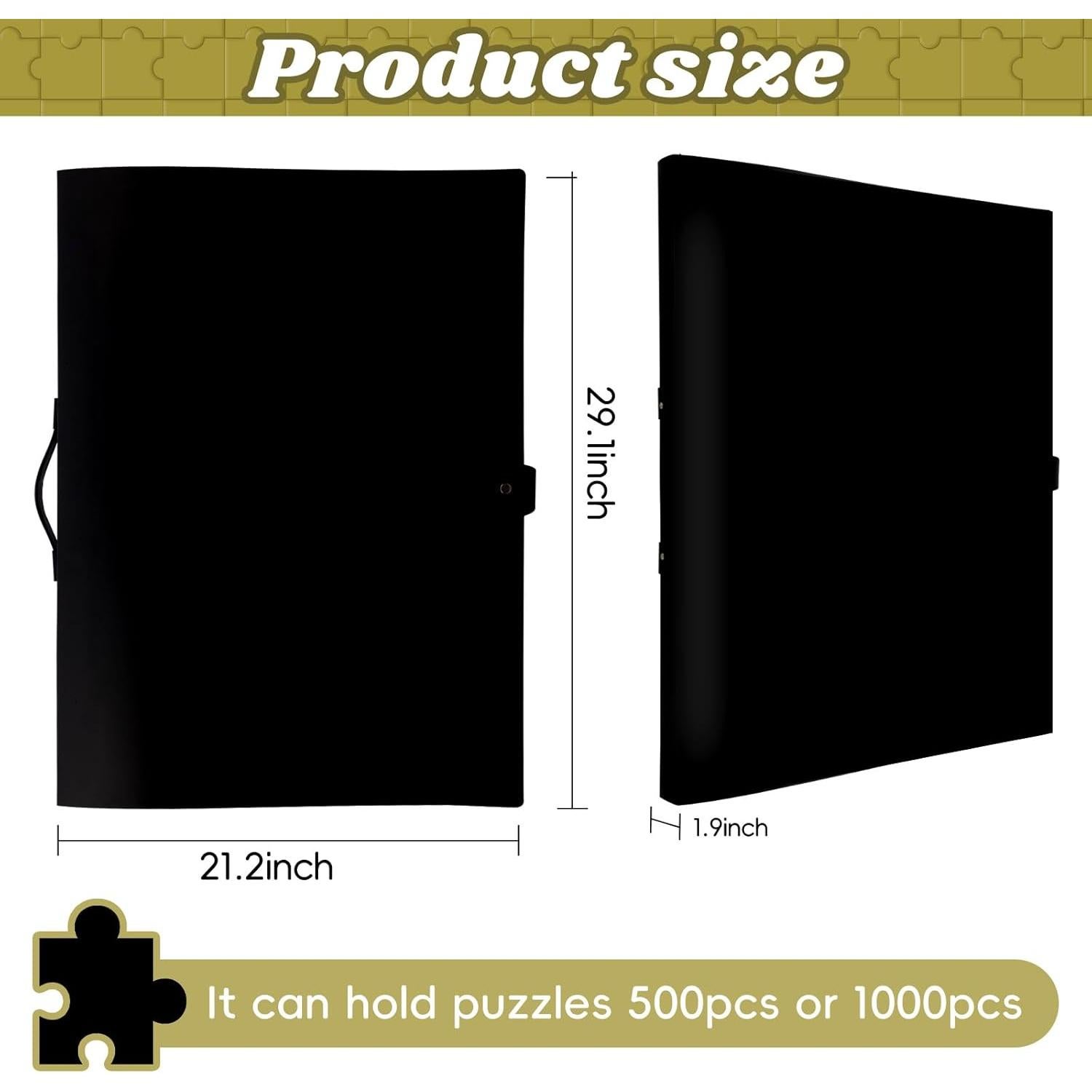 Carpeta de Almacenamiento de Rompecabezas YMNLWZ 1000 Piezas