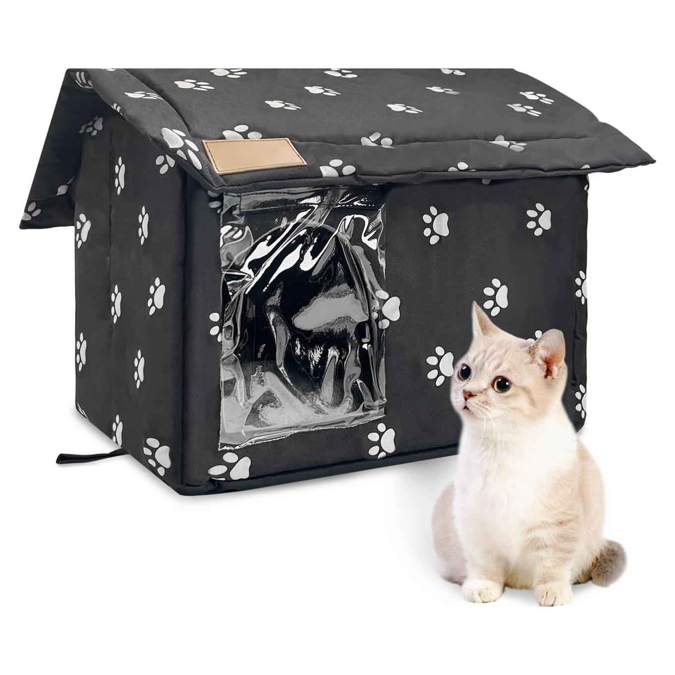 Refugio para Gatos Callejeros Fhiny Impermeable Plegable S