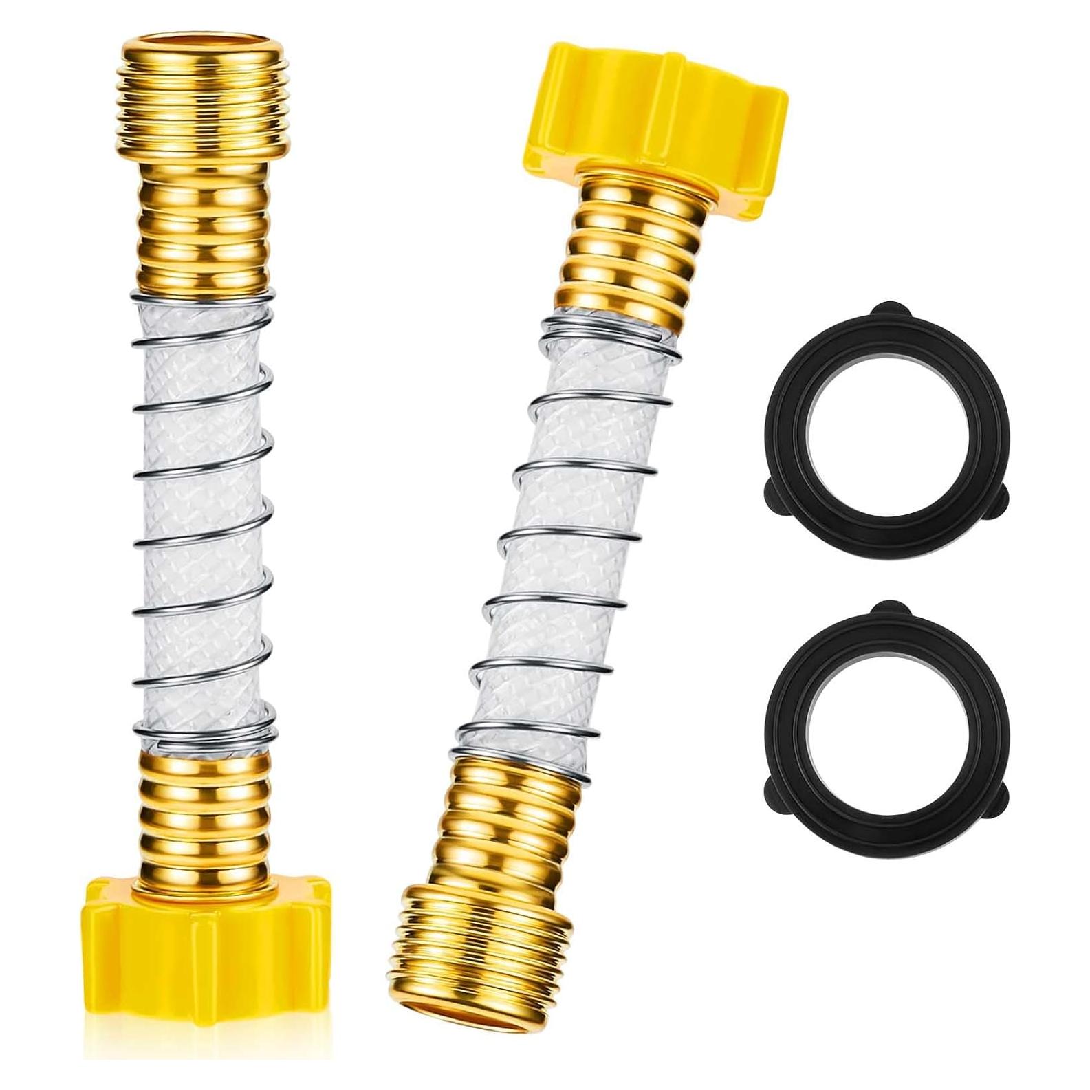 Protector de Manguera Flexible Outus - 2 Piezas, Amarillo