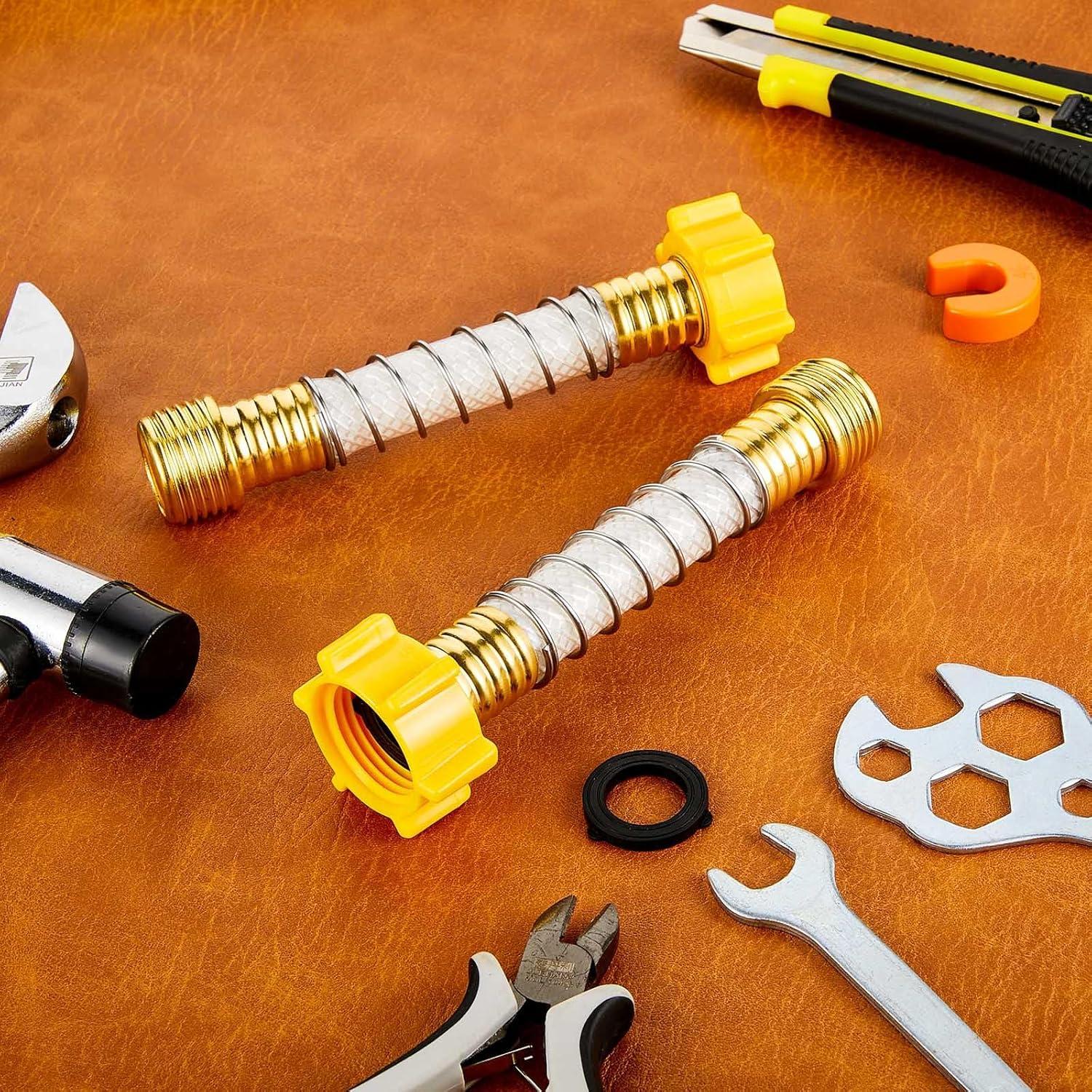 Protector de Manguera Flexible Outus - 2 Piezas, Amarillo