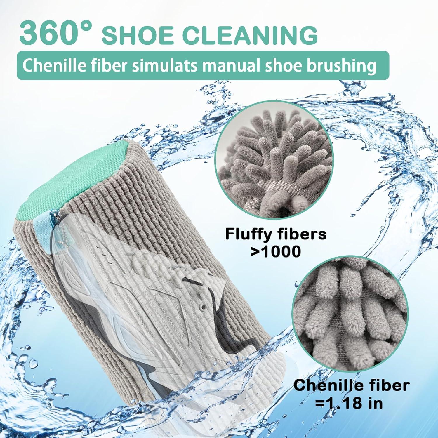 Bolsa de Lavado de Zapatos artgeeker 39x19 cm 2 Pcs Gris