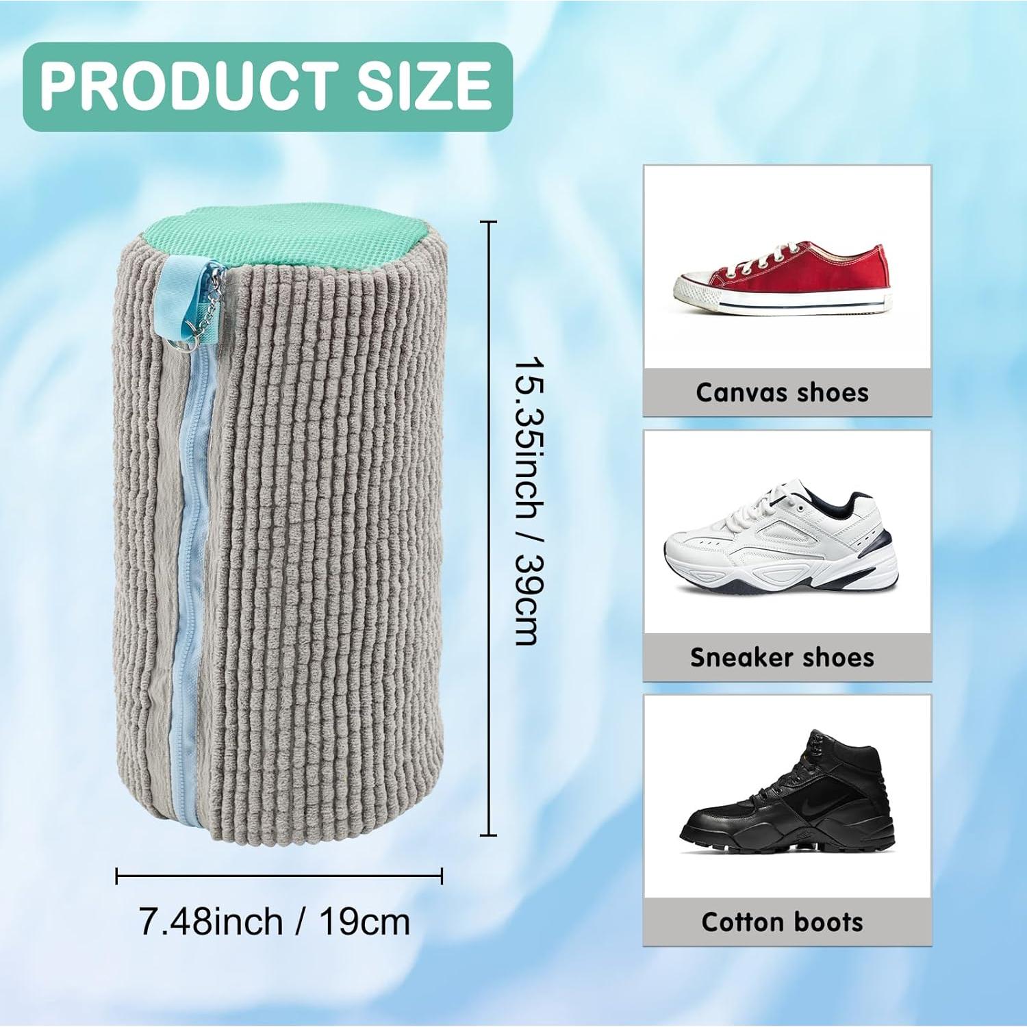 Bolsa de Lavado de Zapatos artgeeker 39x19 cm 2 Pcs Gris