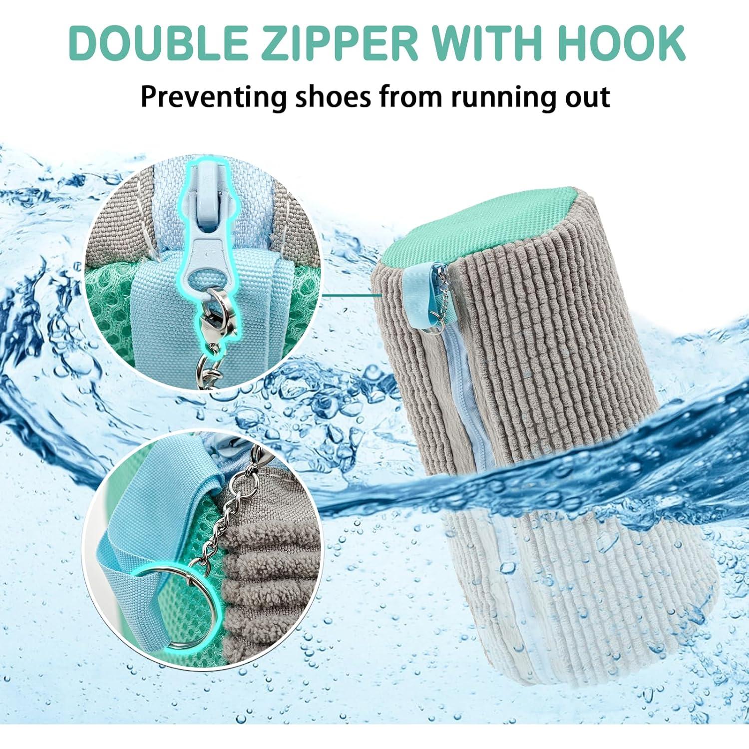 Bolsa de Lavado de Zapatos artgeeker 39x19 cm 2 Pcs Gris