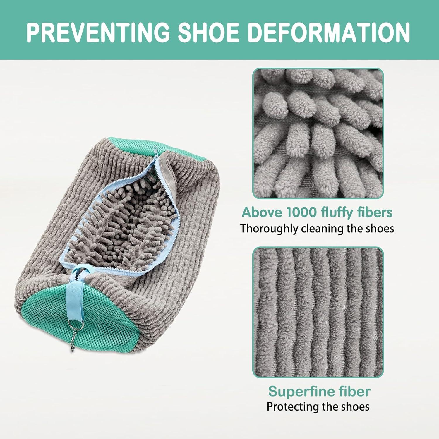 Bolsa de Lavado de Zapatos artgeeker 39x19 cm 2 Pcs Gris