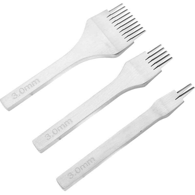 Juego de Herramientas de Punzón de Cuero Walfront 3.0mm