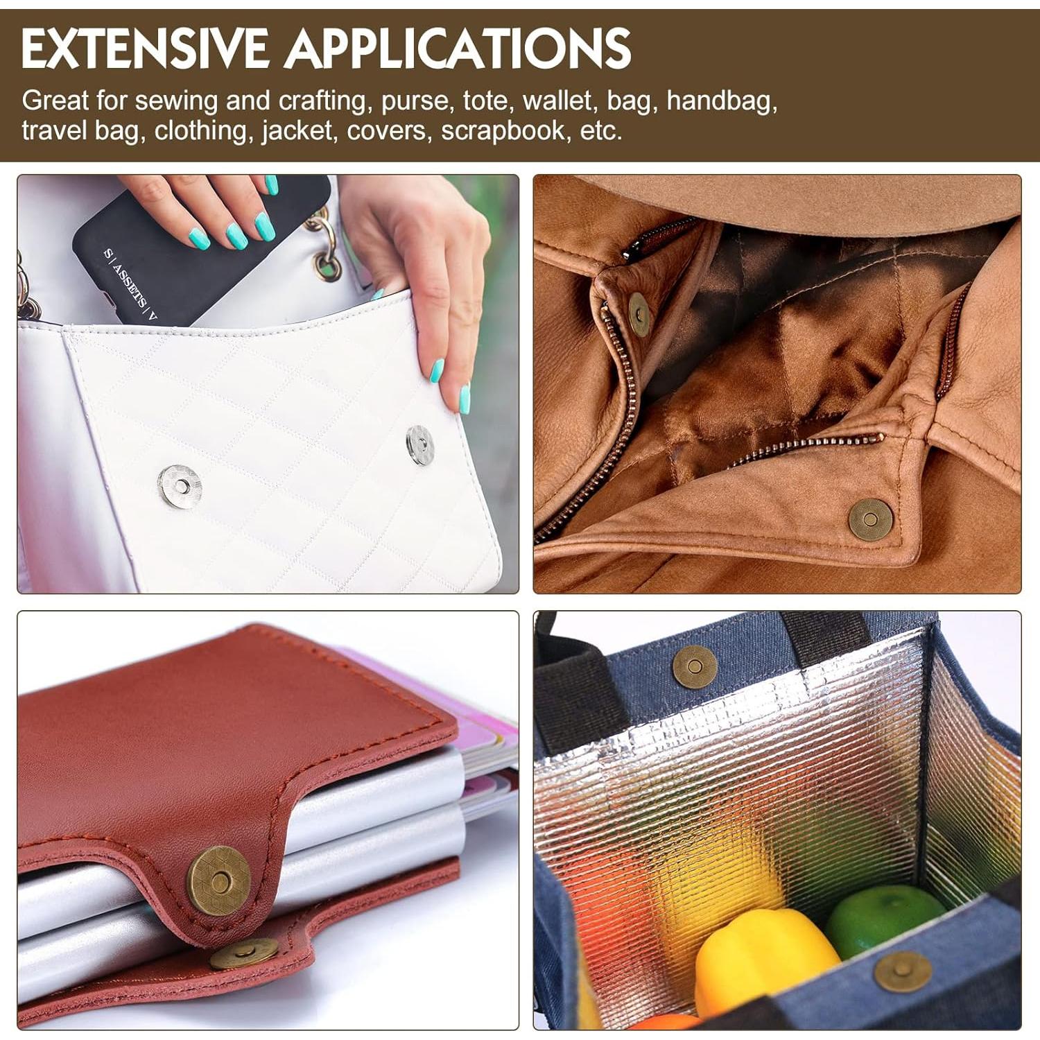 Kit de 20 Botones Magnéticos Sopnom 18mm Redondos DIY