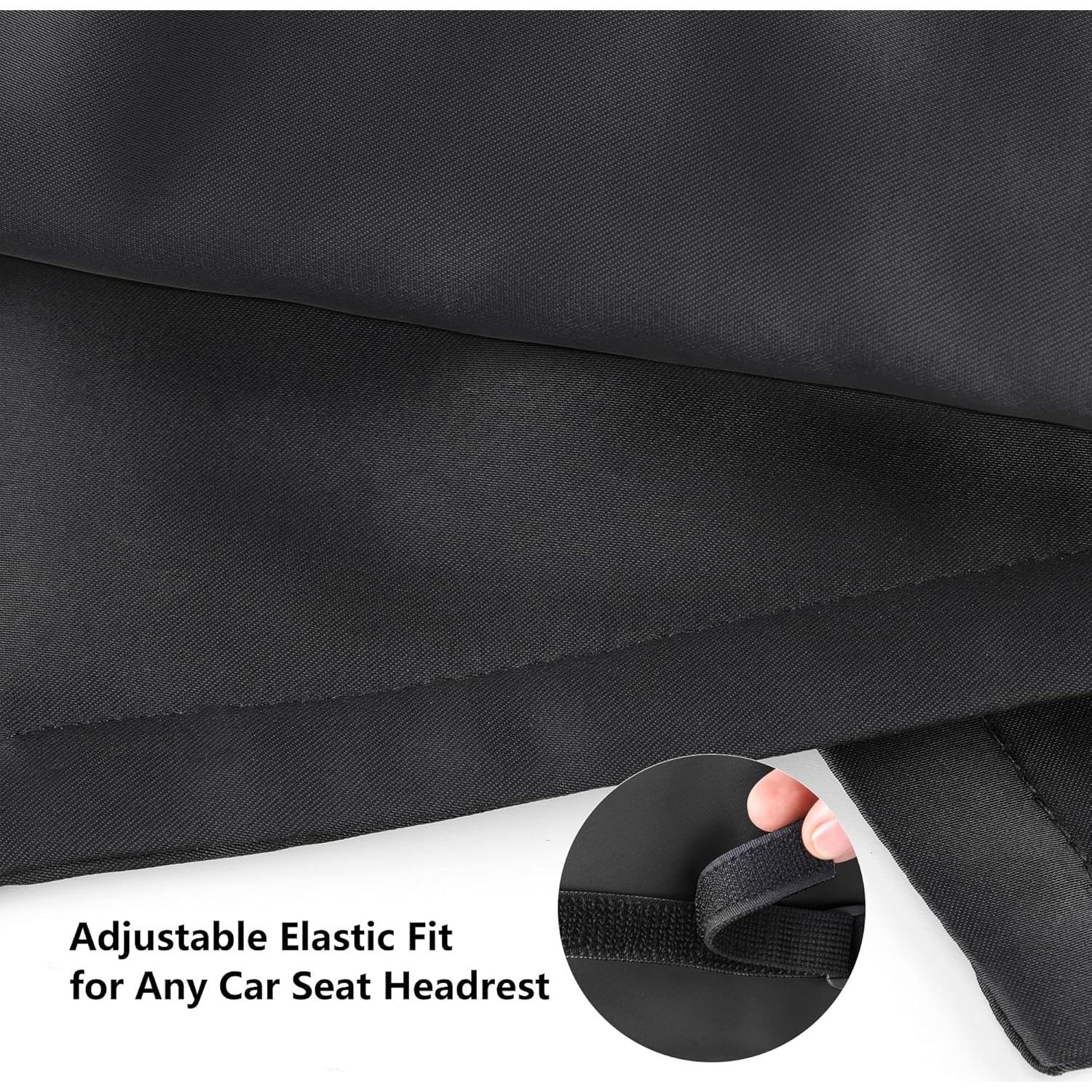 Funda de Cabeza de Asiento de Coche Sprouterie para Bebés Negra