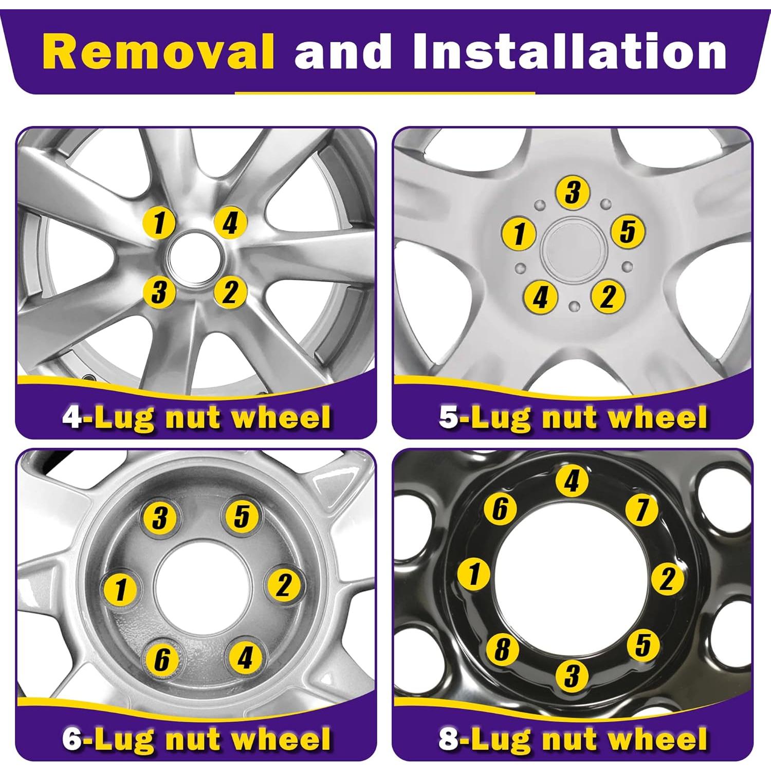 Juego de 24 Tuercas de Pico M14x1.5 HOWBOW Negras