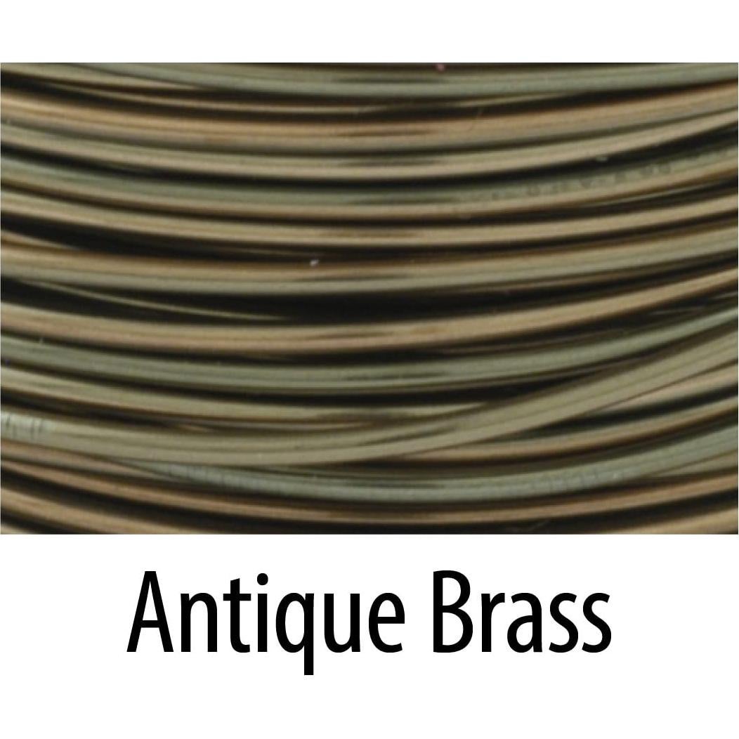Alambre Artístico Cobre Colorido 18 Calibres Latón Antiguo 3.66 m