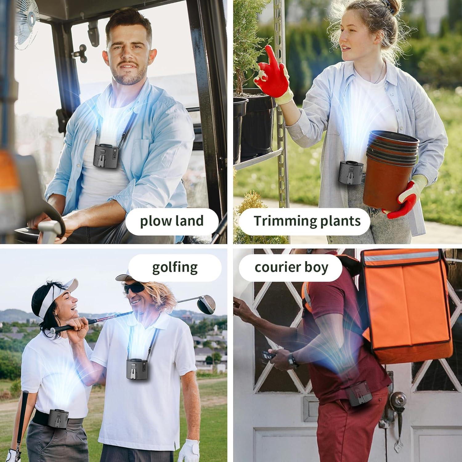 Ventilador Portátil Socool K20 Recargable 4000mAh 5 Velocidades