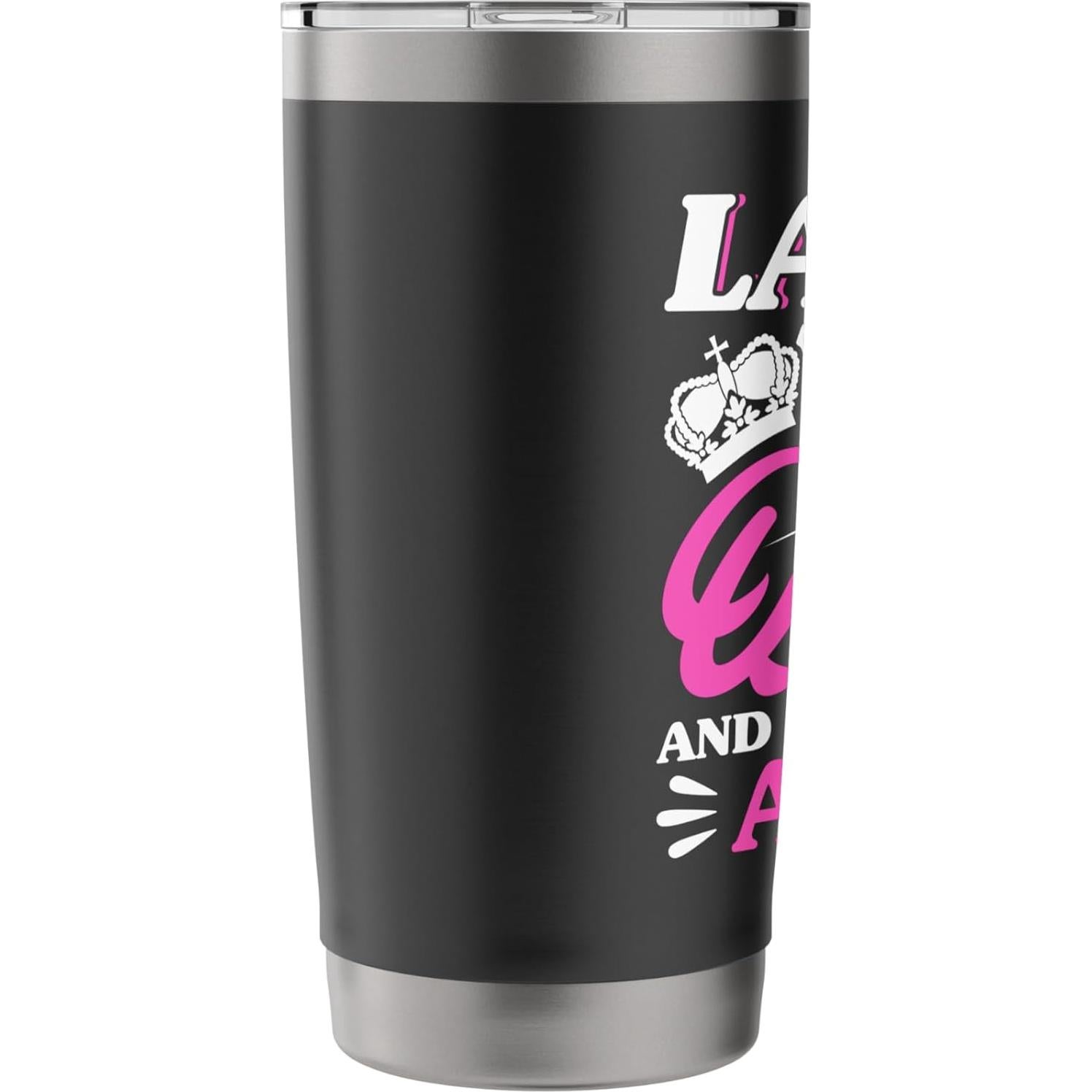 Vaso Aislado de Acero Inoxidable 20 oz - Laser Tag Reina Elegante