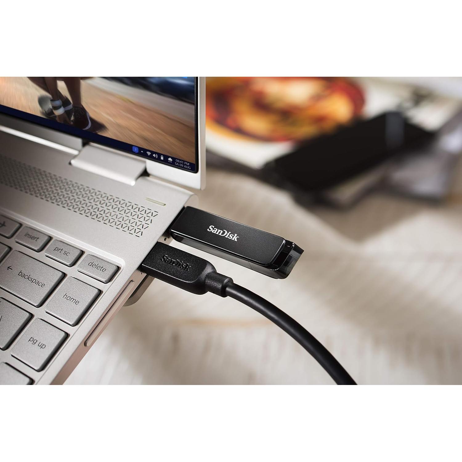 Unidad Flash SanDisk Ultra USB Tipo-C 32GB - SDCZ460, Negro