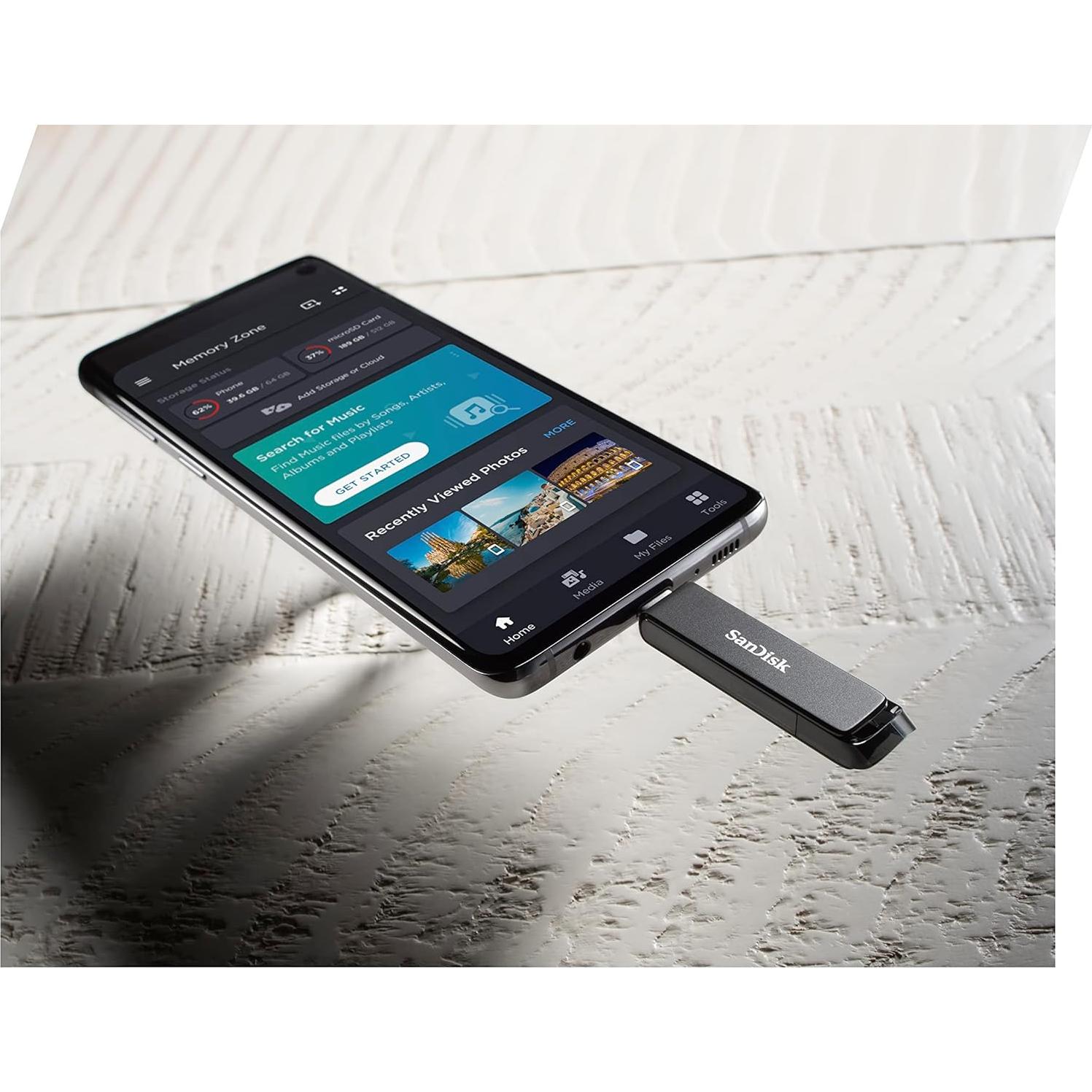 Unidad Flash SanDisk Ultra USB Tipo-C 32GB - SDCZ460, Negro