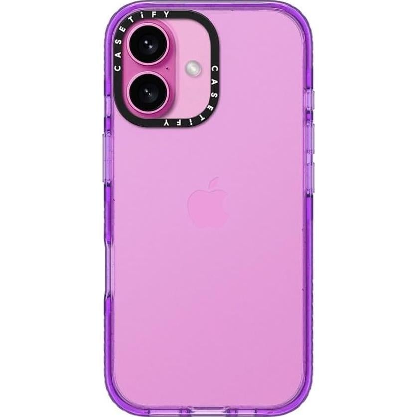 Funda Impacto CASETiFY para iPhone 16 - Púrpura 2.5m