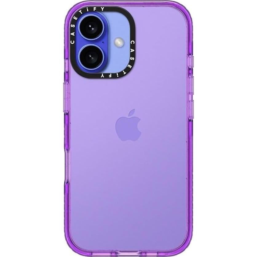 Funda Impacto CASETiFY para iPhone 16 - Púrpura 2.5m